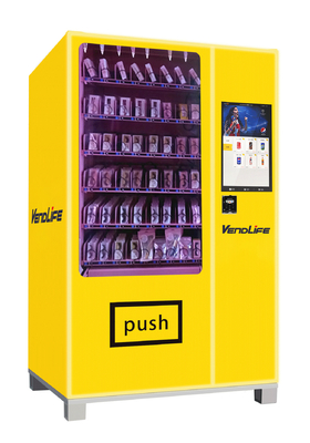 Pink Lashes Hair Bundles Wigs Cosmetic Vending Machine Robot Advertising