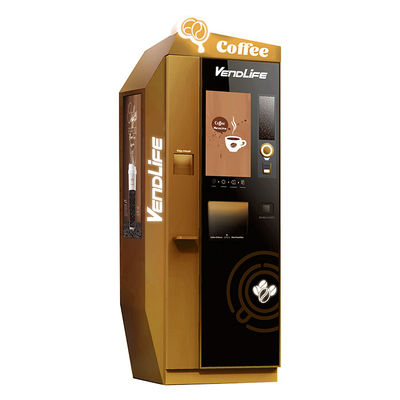 MDB Coffee Vending Machine With Card Reader 50Hz  Galvanized Shell