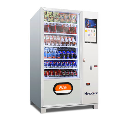 24 Hours Self-service Store Drinks And Snacks Combo Vending Machine For Food And Drinks Snacks  Vending Machine