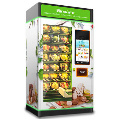  Fresh Food Vending Machines 3G Network Connected 120pcs Capacity