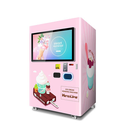 বাণিজ্যিক আইসক্রিম ভেন্ডিং মেশিন 220V 60HZ ফ্রিকোয়েন্সি MDB সিস্টেম