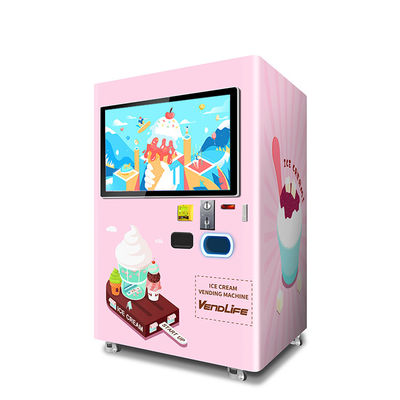 স্বয়ংক্রিয় আইসক্রিম ভেন্ডিং মেশিন 850W পাওয়ার সাপ্লাই ODM উপলব্ধ
